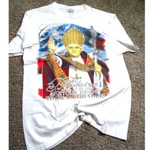 Pope Benedict XVI Apostolic Journey 2008 T-Shirt Delta Pro Weight Medium